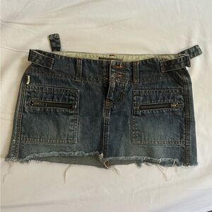 Vintage Hollister Denim Mini Skirt